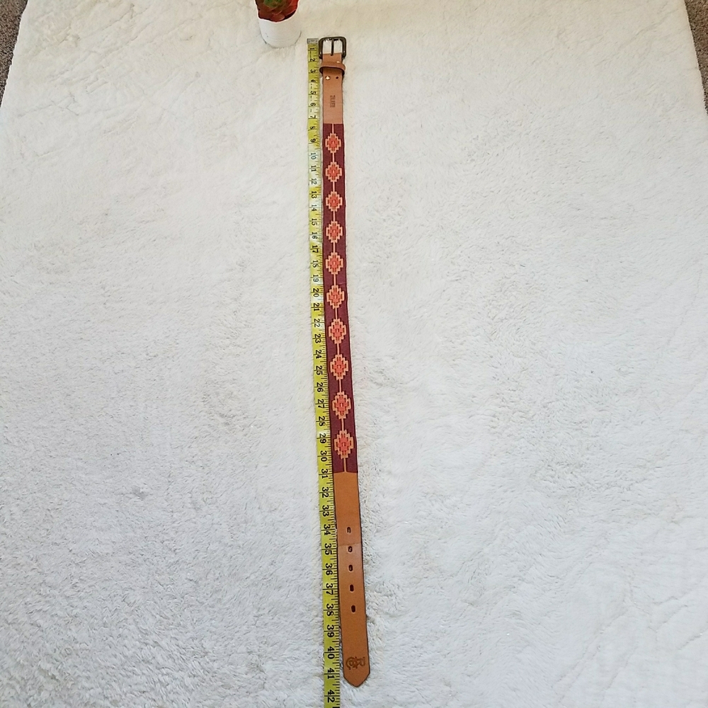 Zilker Belts x RBC Leather Embroidered belt - Picture 3 of 11